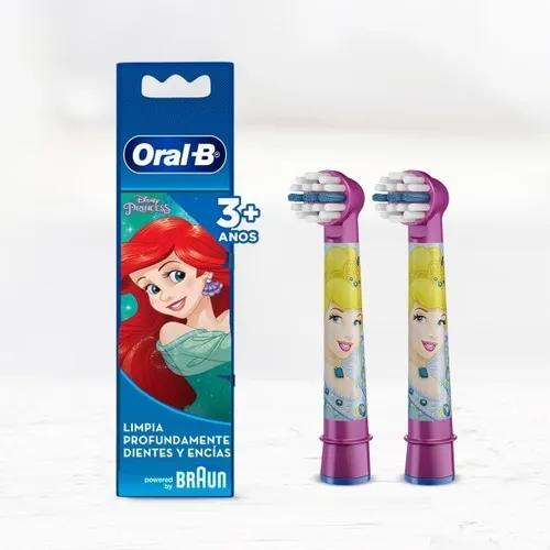 Oral-b Kids Princess Repuesto Cepillo Eléctrico 2 Unidades