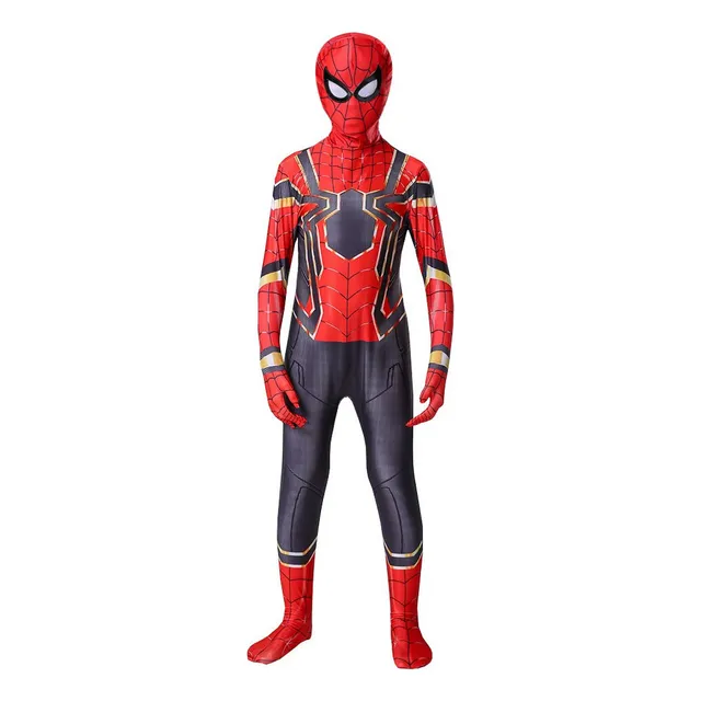 Traje De Spiderman Miles Morales P/cosplay Para Niños, Adult