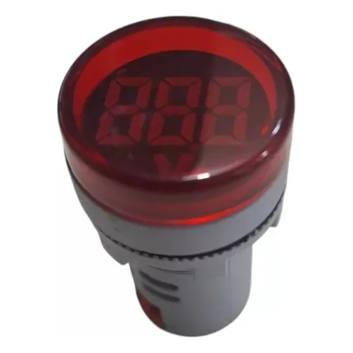 Piloto Led Rojo-voltimetro 22 Mm 50-500 V Pil-06 Classic Lux