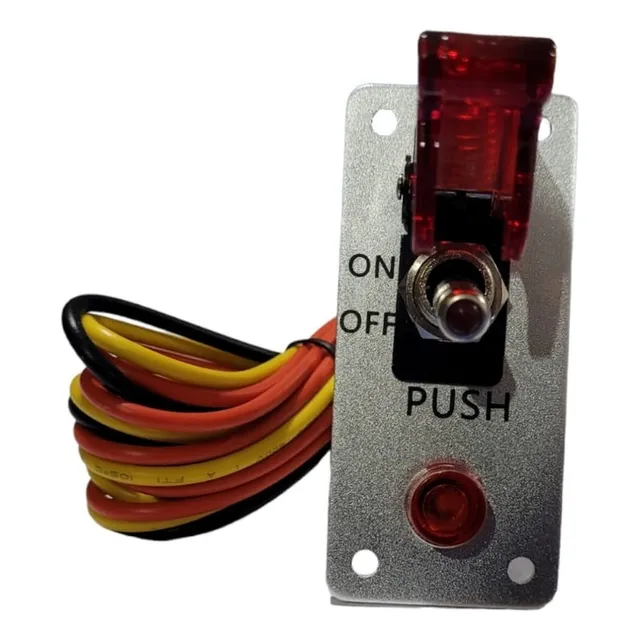 Tablero Panel Competicion Pulsador Tecla Carrera Auto 12v