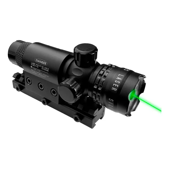 Laser Mira Sniper Atirador Elite Com Trilho De 11mm E 22mm