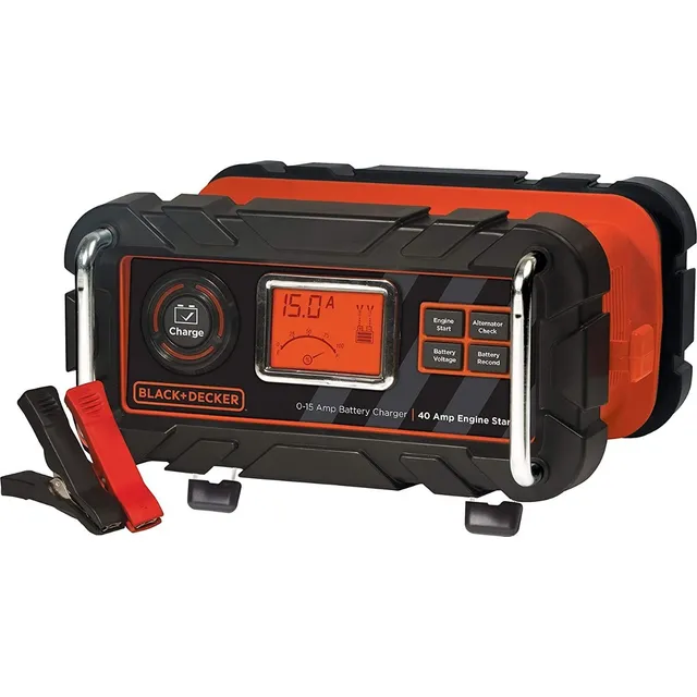 Cargador Mantenedor Bateria12v Balck+decker 15amp Arrancador
