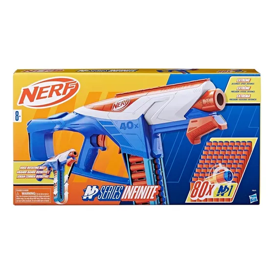 Nerf N Series Lanzador Infinite 80 Dardos Nerf N1 Multicolor