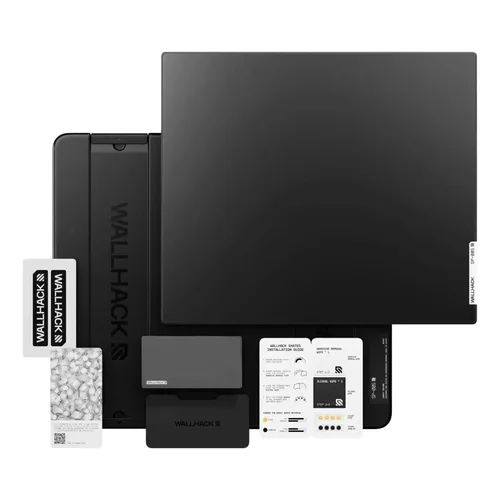 Gaming Mouse Pad Wallhack Sp-004a Black Glass 39x45cm | MercadoLivre