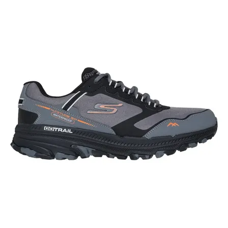 Tênis De Trilha Masculino Go Run Altitude Skechers Cinza Escuro / Laranja Lisa 43 Br