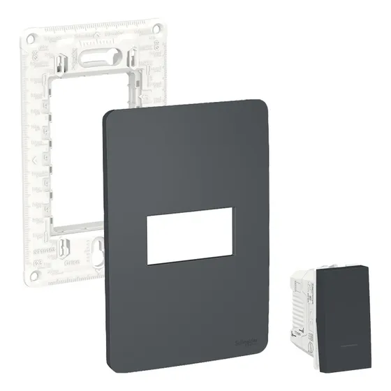 Interruptor Simple 9/24 10a 250v Stellar Black Orion