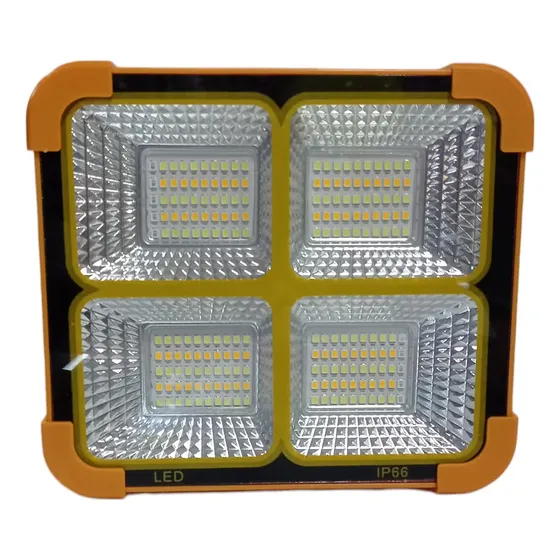 Reflector Led Con Panel Solar  18/100watts