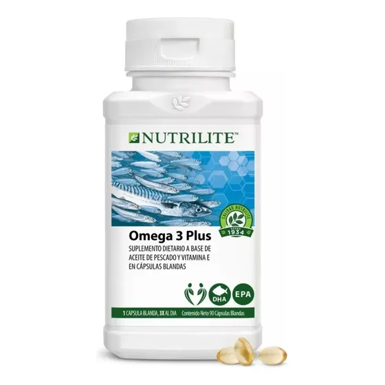 Omega 3 Plus - 90 Cápsulas Blandas (calidad Premium) 