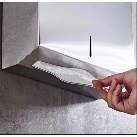 Dispensador De Toallas O Servilletas Intercaladas Metálico
