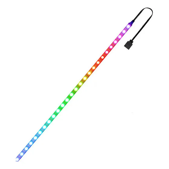 Fita Led Argb Endereçável Resist. Ip65 50cm 5v 3pin Aura Pc