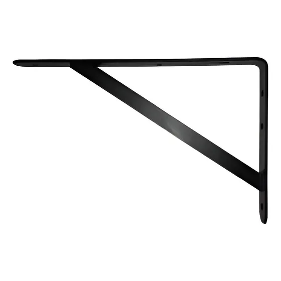 Mensulas Estante Reforzada De 40 Cm Por 4 Uds Negras/blancas