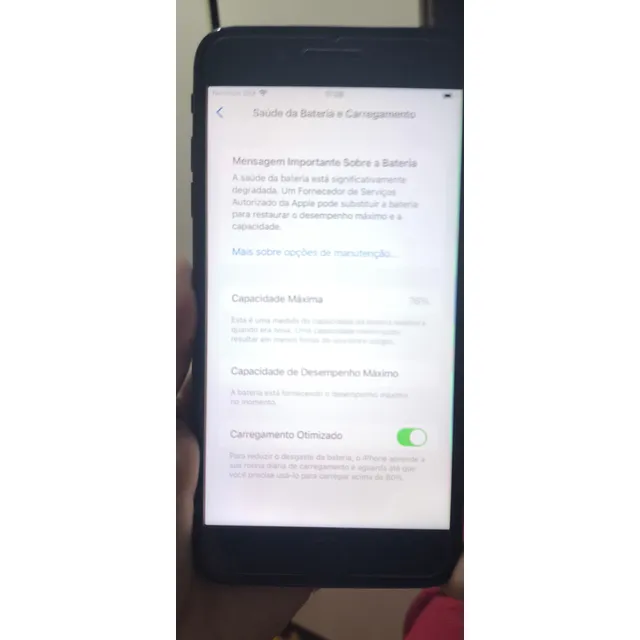Iphone 8 Plus 64 Gb Cinza-espacial Impecavel Preto