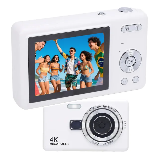 Câmera Digital Hd Ccd 2.4  Lcd 48mp/32gb Sd Card Anti Shake