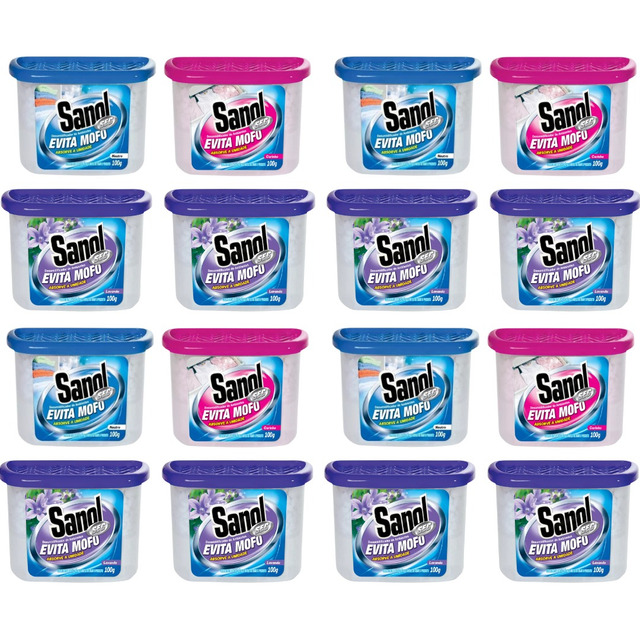 Antimofo Evita Mofo Desumidificador Sanol Kit 16 Unidades Antimofo Evita Mofo Desumidificador Sanol Kit 16 Unidades