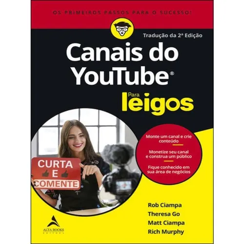 Canais Do Youtube Para Leigos - 2ª Edição, De Vários. Starling Alta Editora E Consultoria  Eireli, Capa Mole Em Português