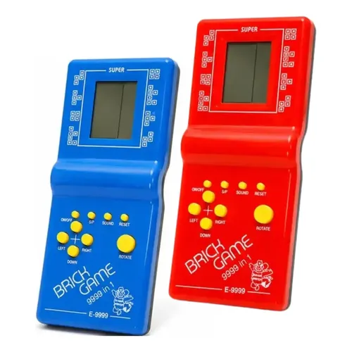 Mini Game Portátil Retro 9999 Jogos Brick Game Anos 90 Tetris
