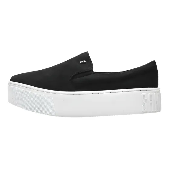 Slip On Platforma Santa Lolla Camurça Preto Original