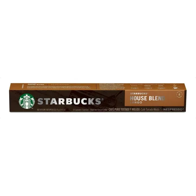 Cápsula de Café Starbucks by Nespresso Café House Blend Lungo con 10 Cápsulas de 5.7g