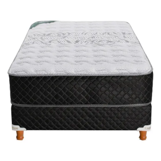 Cannon Resortes Doral - Negro/blanco - 1 1/2 Plaza - 190 Cm - 100 Cm