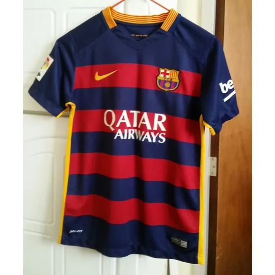 Franela Nike Dri-fit Fcb Qatar Talla M Niño - Original -