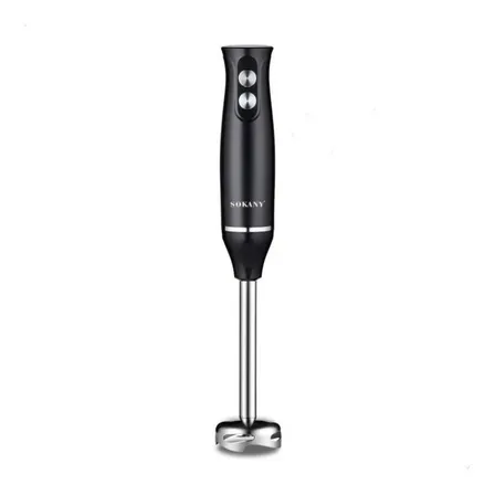 Batidora De Inmersión Industrial Sokany 4 En 1 Wk-1710-4 Color Negro