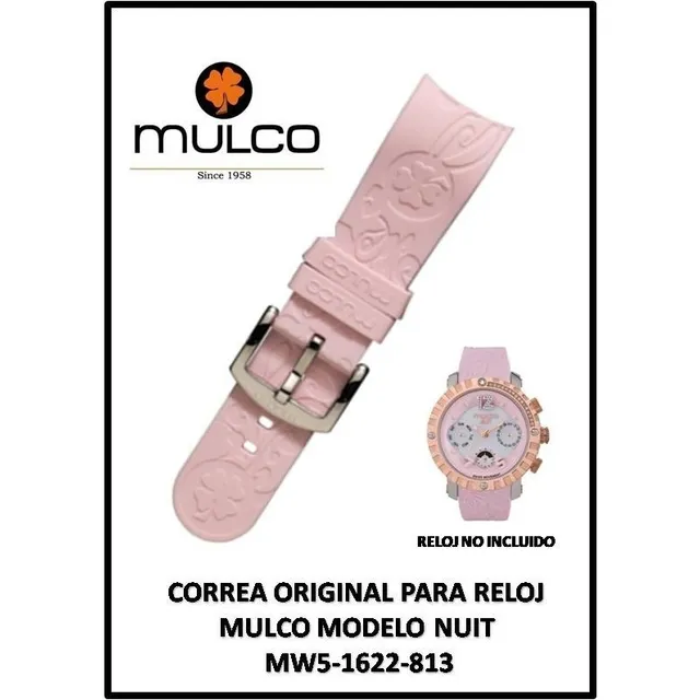 Correa Reloj Mulco Nuit Original Y Nueva Mw5-1622-813