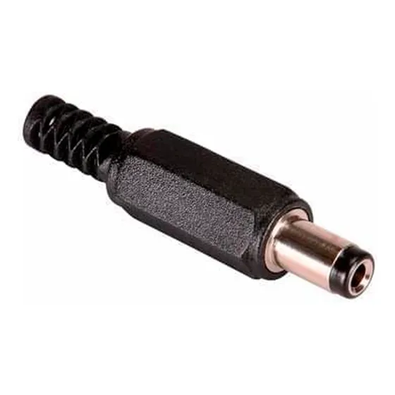 Conector Dc 2.1x5.5x10mm Para Soldar Nisuta