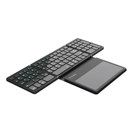 Teclado Dobrável Com Touchpad E Teclas Numéricas Numpad