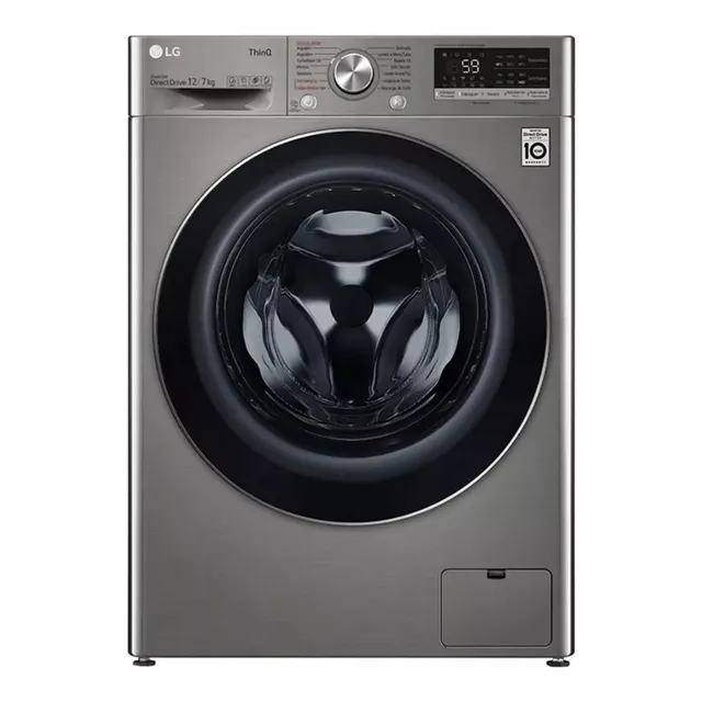 LG WD12VVC4S6C lavasecarropas automático inverter acero 12kg 220 V
