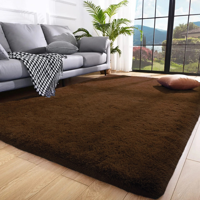 Tapete Sala Quarto 1,00x1,50 Shaggy Luxuoso Peludo Fofinho Tabaco Casa Laura Enxovais Tapete Sala Quarto 1,00x1,50 Shaggy Luxuoso Peludo Fofinho Tabaco Casa Laura Enxovais