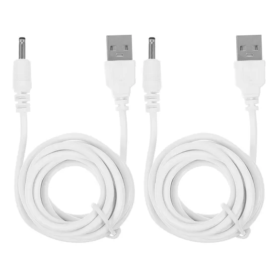 Cargador 2 Pieza Cable Carga Cc Usb Para Oficina Casa 0.138