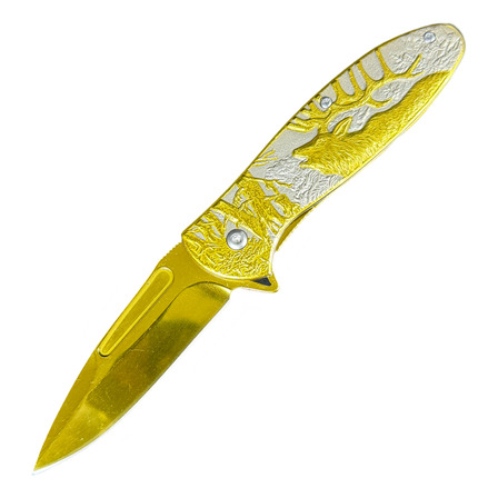 Canivete Tatico Cervo Relevo C/clip Premium Canivete Tatico Cervo Relevo C/clip Premium