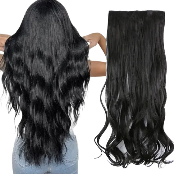 Aplique Tic Tac Cabelo Idêntico Humano Aceita Chapinha Preto