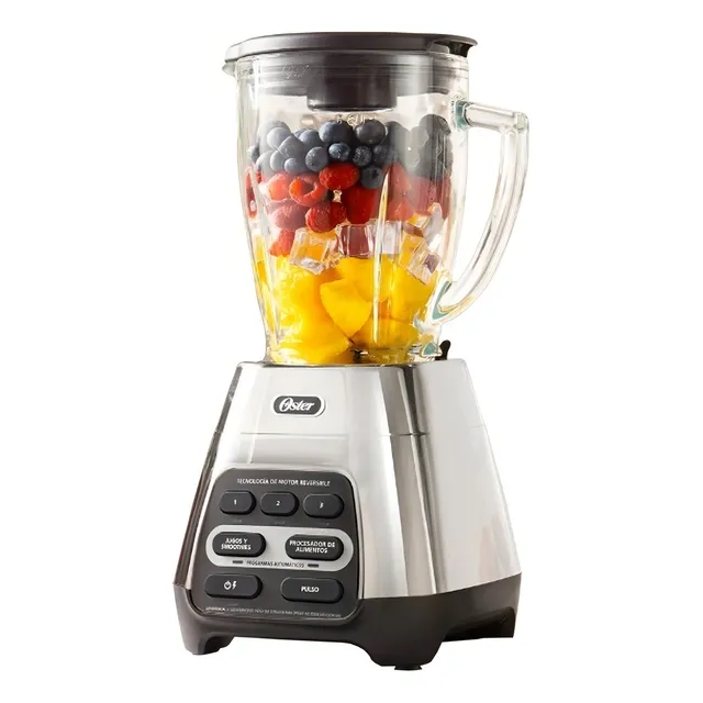 Licuadora Oster BLSTPYG1311NBG 1.5 L plateada con vaso de tritan 127V