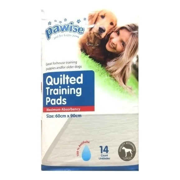 Pañales De Entrenamiento Pawise 60x90cm 14 Unidades