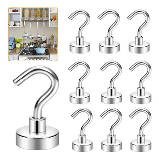 10 Ganchos Multiusos Para Utensilios De Cocina Con Imanes 10 Ganchos Multiusos Para Utensilios De Cocina Con Imanes