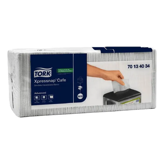 Tork Xpressnap Café Blanca Advanced 12 Paq / 500 Pzs