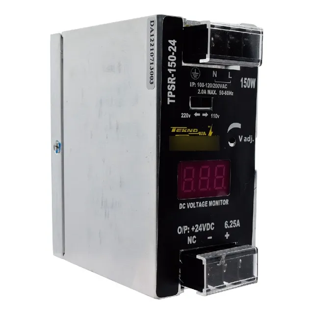 Fuente De Voltaje 24vcd 6.25a Tekno Powers Tpsr-150-24