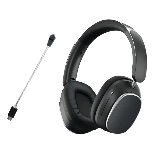 Audifonos Bluetooth Con Cancelacion De Ruido - Microfono Color Negro