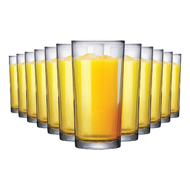 Jogo Copos Água Suco Multiuso Vidro 255ml 12 Pcs Jogo Copos Água Suco Multiuso Vidro 255ml 12 Pcs