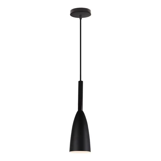 Lámpara De Techo Colgante Moderna Tipo Copa Estructura Negro