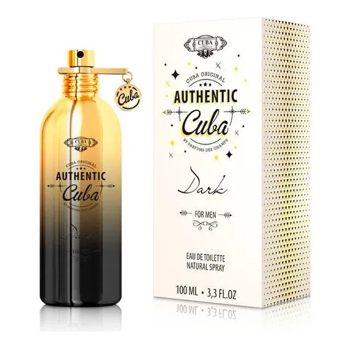 Perfume Cuba Authentic Dark For Men Edt 100ml Original
