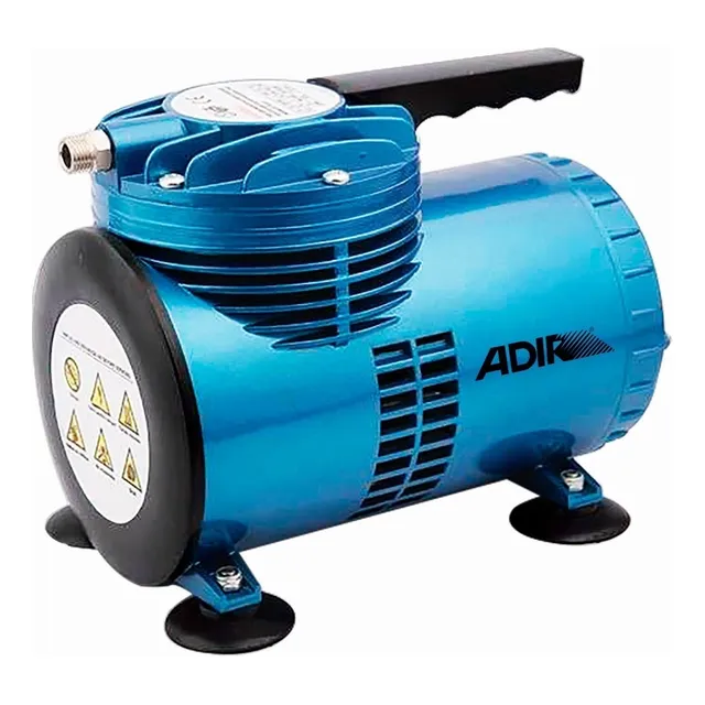 Mini Compresor Aerografo Pistola 1/2 Hp Adir 656 Frecuencia ~ 60 Hz