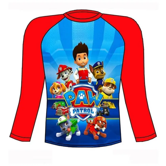 Franela Playera Para Niños Paw Patrol Traje De Baño