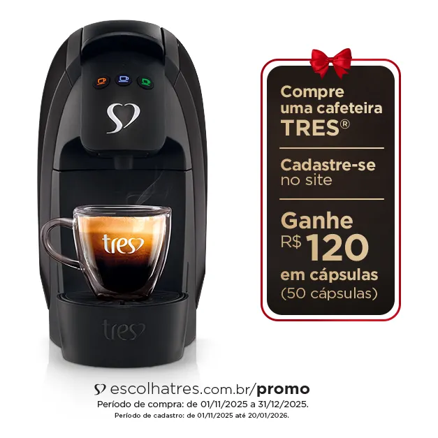 Cafeteira Espresso Luna Preta - Tres 3 Corações Preto 127v