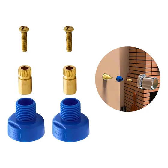 Kit Com 2 Conversor Adaptador Registro Padrão Docol P/ Deca