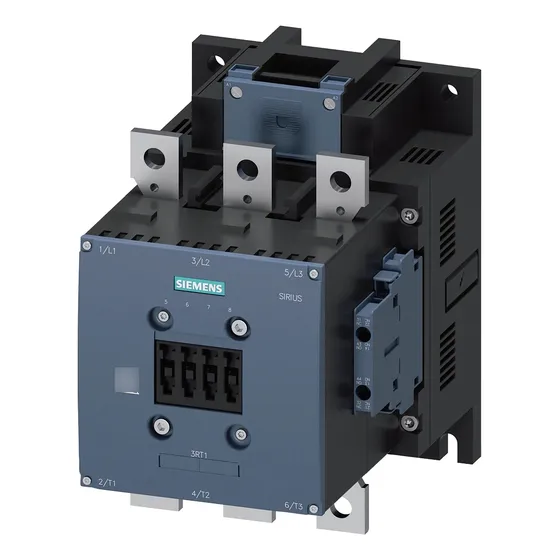3rt1065-6ap36 Contator Siemens 265amps B-220VAC S10 C-2Na+2