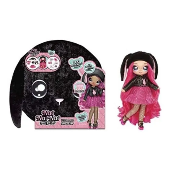 Boneca Na Na Na Surpresa Ultimate Black Bunny