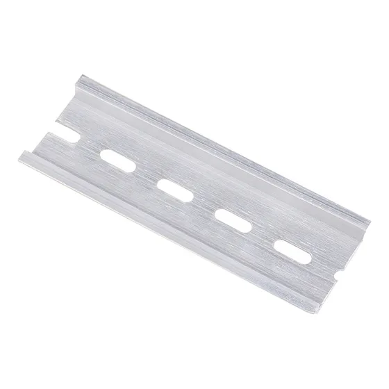 Riel Cnc 1.378 In Aluminio Tipo Universal Din Ranurado Largo