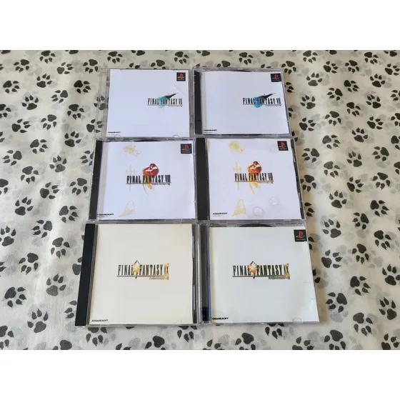 Final Fantasy 7, 8 & 9 Originais Japonês Para Ps1 ( Leia )